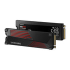 Samsung 990 PRO with Heatsink 1 TB PCIe 4.0 NVMe M.2 SSD - Black-TRIM supported, Sleep Mode supported