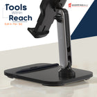 ShoppingAll Fully Adjustable Portable Tablet Stand for 4.7"-13" Phone/Tablet - Black-7