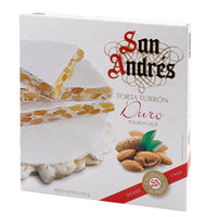 San Andrés Imperial Almond Turrón Cake - 150 g-Made with 60% premium almonds