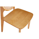Manhattan Comfort Versailles 18.5" Industry Chic Round Back Dining Chair - Nature - Set of 4-20.28" L x 22" W x 34.65" H