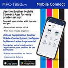 Brother - MFC-T980DW Imprimante tout-en-un à jet d’encre couleur sans fil et Ethernet INKvestment Tank avec bac multi-usage-Impression rapide jusqu’à 17 ppm mono et 16,5 couleur