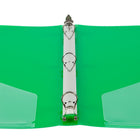 JAM Paper - Classeur en plastique de 0 -5 pouce - vert - 3 anneaux-Les larges panneaux avant et arrière recouvrent entièrement les intercalaires et protège-pages standard. Nos classeurs à 3 anneaux métalliques sont dotés de deux boutons pour une ouverture et une fermeture faciles, ainsi que d'une pochette pratique sur le rabat intérieur.