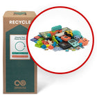 TerraCycle Toys - Zero Waste Box - Large-Recycle any brand used toys including, non-rechargeable electronic toys, controllers, games, players, sound books, remote control vehicles, and electronic stuffed animals without batteries; toy pieces, cards, dice, game boards, packaging from board games, baby toys, building sets, stuffed animals, puzzle pieces, game pieces, action figures, and toys made of 100% wood.