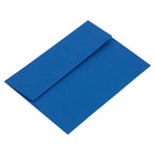 JAM Paper Enveloppes format livret à fermeture gommée, 5 1/4 x 7 1/4 po, bleu présidentiel, paq./100-Fermeture : Gomme