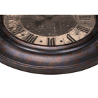 Monarch Specialties Clocks 30" Round Oversized Wall Clock - Brown -No assembly required, simply insert 1xAA battery (not included), hang and enjoy as a statement decorative piece in your home