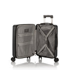 Heys SpinLite 21" Carry-on Luggage - Black-Gel-cushioned top and side handles
