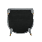 Manhattan Comfort - Chaise de salle à manger moderne Maya 61 cm en velours gris-Garantie limitée du fabricant de 30 jours