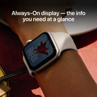 Apple Watch SE 3 - 44 mm - GPS - Starlight Aluminum Case with Starlight Sport Band - S/M-Send a text, take a call, listen to music and podcasts, use Siri and get notifications. SE 3 (GPS) works with your iPhone or Wi-Fi to keep you connected