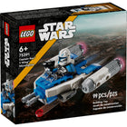 LEGO Star Wars Captain Rex Y-Wing Microfighter - 99 Pieces-Quick-build LEGO Star Wars: The Clone Wars starship vehicle toy