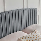 Modway Rebecca Performance Velvet Twin Headboard - Charcoal-Solid Wood and Particleboard Frame
