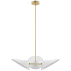 Modway Journey 3-Light 3" Arm Pendant - White-Bulbs: 3 E26 40W Max (Not Included)
