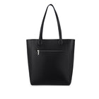 Design Lambert Inc - Le Claire Sac fourre-tout en cuir vegan, noir-Compartiment à écouteurs