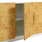 Modway Abel 69 Inch Burl Wood Sideboard Buffet TV Stand - White Bleached Burl-10