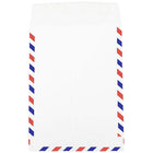 JAM Paper Airmail 9 x 12 Open End Catalog Envelopes, 100 Pack-Gum Closure