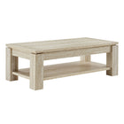 Modway Hollis Travertine Coffee Table - Travertine-Rectangle Coffee Table