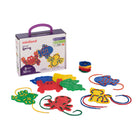 Miniland Animal Lacing 18-Piece Set-They will stimulate kids' psychomotricity and their hand-eye coordination.