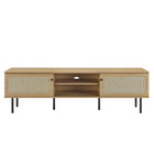 Modway Cambria 70" TV Stand - Oak-Cable Management Holes