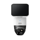 eufy Security SoloCam S340 Solar Security Wireless Outdoor Camera - White-Enhanced Dual-Camera Clarity at 50 Feet: Capture every event around your home in stellar 3K resolution. See exactly who and what is around your home with 8X zoom