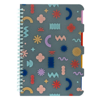General Supply Goods + Co Divider Notebook - 4 Tab-A5 size notebook with four tabbed sections
