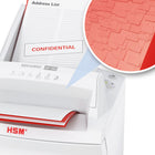 HSM Securio Auto Feed 150CL5, 150 Sheet Stack, 5-7 Sheet, Micro-Cut Office Shredder-Powerful motor allows for continuous operation