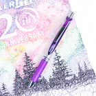 Pentel EnerGel Retractable Gel Roller - 0.7mm - Violet Pen & Refill Set-0.7mm