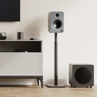 Kanto Height Adjustable Bookshelf Speaker Stands - Black-10