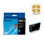 Epson T702 Ink Cartridge - High Capacity - Cyan-Worry-free handling - smudge, fade and water resistant prints 
