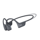 Shokz OpenRun Pro2 Mini Bone Bluetooth Headphones - Black-Unparalleled Audio - Dual drivers combine the clear highs of bone conduction tech with the surging bass of air conduction for 12 hours of superpowered 3D sound. Tailor your listening experience with the SHOKZ App