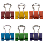 JAM Paper - Assortiment de pinces à baguette colourées - très petites - 3/5 po (15 mm) - couleurs arc-en-ciel assorties - 180 pinces/paquet-Quantité : 180 pinces par paquet (30 pinces par couleur) | Durables et réutilisables