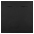 JAM Paper Square Invitation Envelopes - 9.5 x 9.5 - Black Linen - 25 Pack-Perfect for Greeting Cards, Invitations, Weddings or any announcement