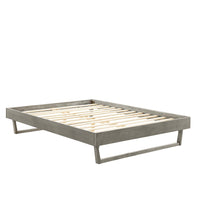 Modway Billie Wood Full Platform Bed Frame - Grey-Full Platform Bed Frame