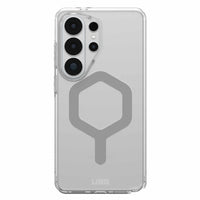 UAG Plyo Clear Cell Phone Case with Magnets for Galaxy S26 Ultra - Ice/Silver-Armor Shell and Impact-Resistant Soft Core