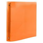 JAM Paper - Classeur en plastique de 1 -5 pouce - orange - 3 anneaux-Taille : 1,5" de largeur | Peut contenir jusqu'à 250 feuilles de papier.