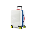Reebok GO Collection Hardside Carry-on Luggage - White-Reinforced top and side handles to easily remove the suitcases from baggage carousels or cars