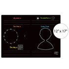 The Pencil Grip Activity Playmat - Fill in the Blanks - 6 Pack-Reusable playmats are compatible with Wonder Stix