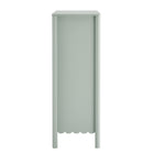 Modway Emmeline Scalloped 5-Drawer Chest - Sage-Assembly Required