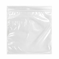 KL Rubber - Sac refermable en polyéthylène avec trou de suspension - 2 Mil - 6 x 6 po - paquet de 1000-Lèvre décalée avec fermeture refermable durable pour une ouverture facile et une fermeture sécurisée