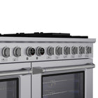 Kucht 60" KXP Series Dual Fuel Range Natural Gas - Stainless Steel-Electronic ignition with auto re-ignition will keep you safe by lowering the risk of gas leaks