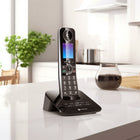 Motorola D87 Series Bluetooth Cordless Telephone - Black-Battery Life: 21 hours talk, 240 hours standby