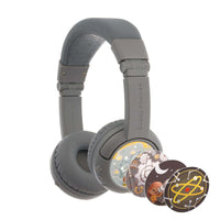 BuddyPhones Play+ - Grey Matter-Wireless + Studymode