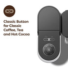Keurig - Cafetière une tasse à la fois K-Crema - Noir-Café Court De Style Espresso: Prépare des cafés courts de style espresso simple ou double avec n’importe quelle capsule K-Cup
