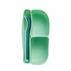 b.box - Plateau Bento Mini Boîte à Déjeuner en Silicone - Forêt-Anti-déversement – les bords hauts empêchent les aliments de se déplacer d'un compartiment à l'autre