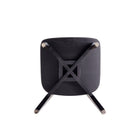Manhattan Comfort - Lot de 4 chaises de salle à manger Versailles 47 cm style industriel chic - noir et cannage naturel-10