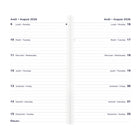 Blueline - Agenda De Poche Bihebdomadaire 17 Mois D’Août À Décembre - 6 1/2 po H x 3 1/2 po l - Couleurs Assorties - Bilingue-Papier 100 % recyclé postconsommation