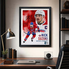 Frameworth Nick Suzuki Canadiens Portrait Collage - Framed Print - 16" W x 20" L-8