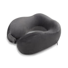 Bugatti Ergonomic Neck Pillow - Grey-Ergonomic shape designed to fit the natural curve of your neck