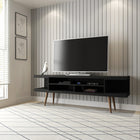 Manhattan Comfort Utopia 70.47" Modern TV Stand - Black-Recommended for a 65" TV