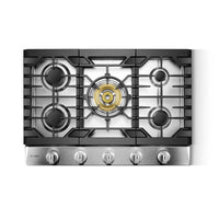 Fotile - Plaque de cuisson à gaz en acier inoxydable Tri-Ring Series - 30 po-Total 56 000 BTU, max. 21 000 BTU