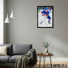 Anders Lee New York Islanders - Framed Canvas - 22" x 31"-Ready to hang - arrives fully assembled