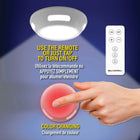 Bell+Howell Bionic Super Bright Under Cabinet Puck Lights - 3 Pack-Adjustable Timer Settings: Set the lights to turn off automatically after 10, 30, or 60 minutes for energy-saving operation.